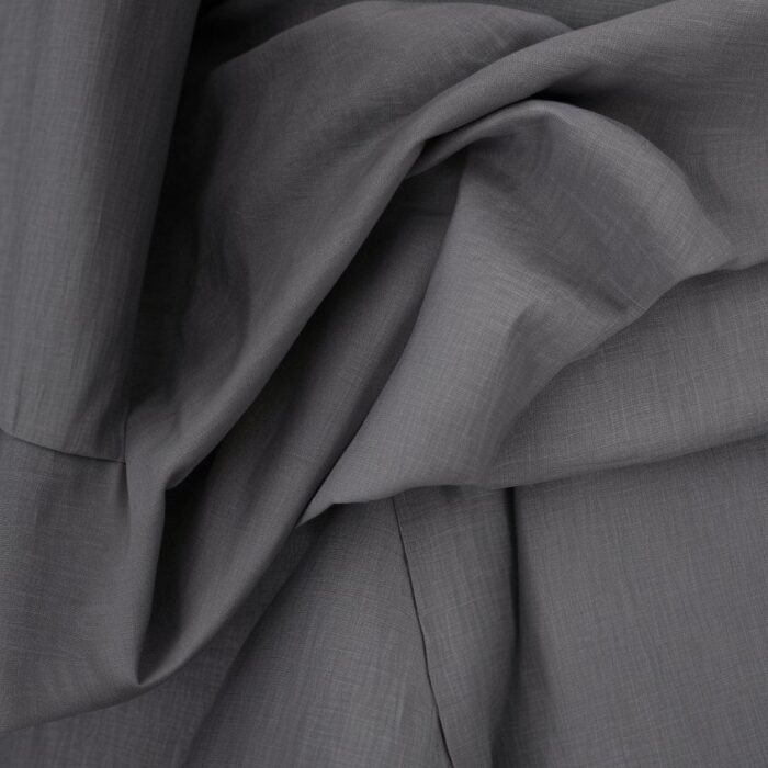 Lniane prześcieradło z obramowaniem - łupkowe