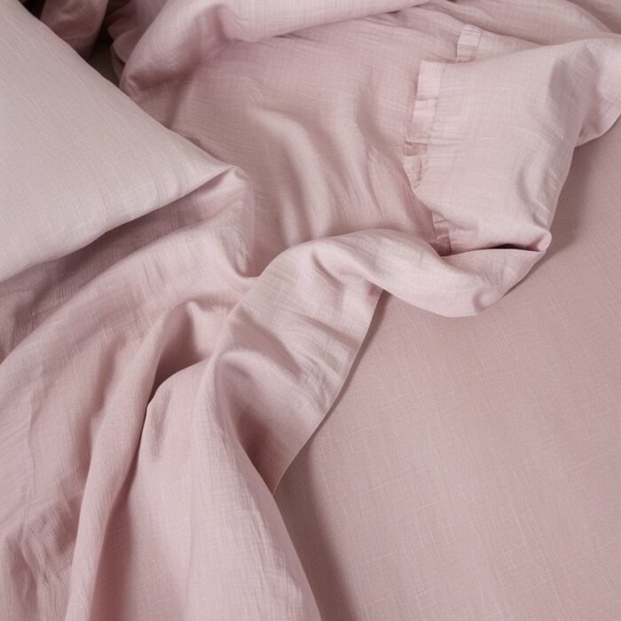 Lniane prześcieradło z obramowaniem - Zmierzch