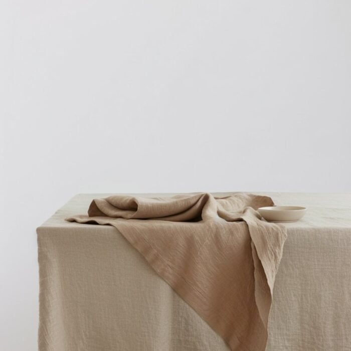 Serwetki lniane - piaskowe